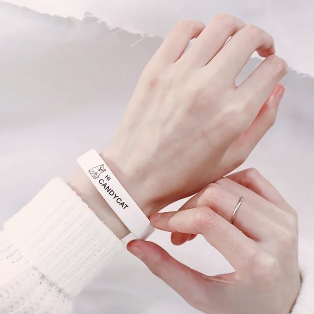 Pulseira Hi Candy Cat de Gatinho de Silicone