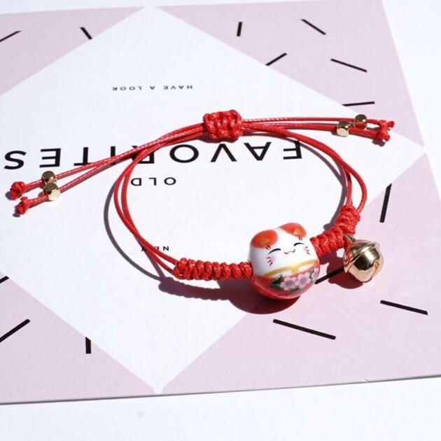 Pulseira do Gatinho da Sorte