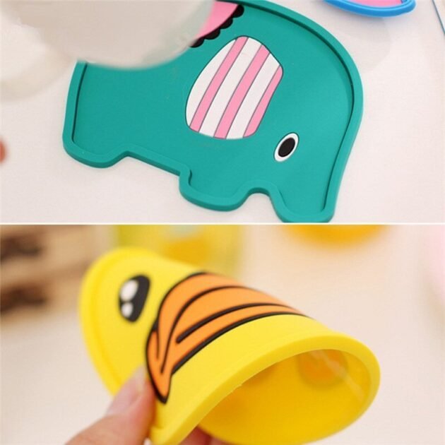 Porta Copos Emborrachado Fofo Kawaii