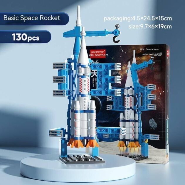 Blocos de Montar Lego Nave e Foguete Espacial
