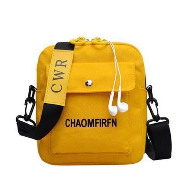 Bolsa de Ombro Shoulder Bag Streetwear Amarela