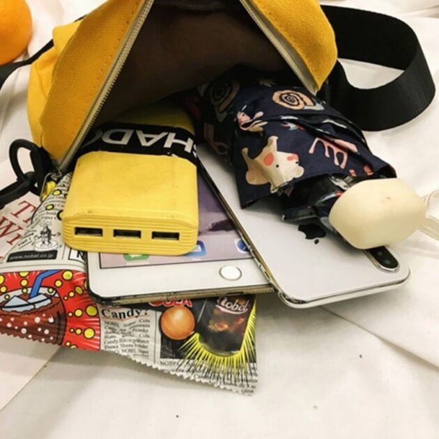 Bolsa de Ombro Shoulder Bag Streetwear Amarela