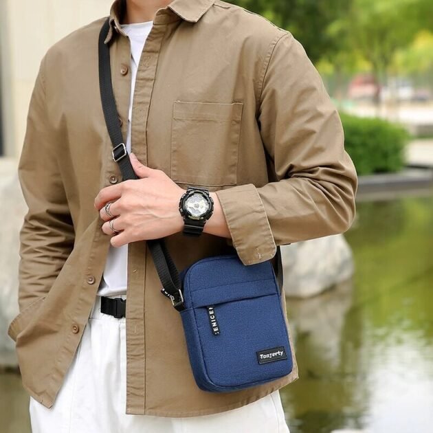 Bolsa de Ombro Shoulder Bag Streetwear Azul