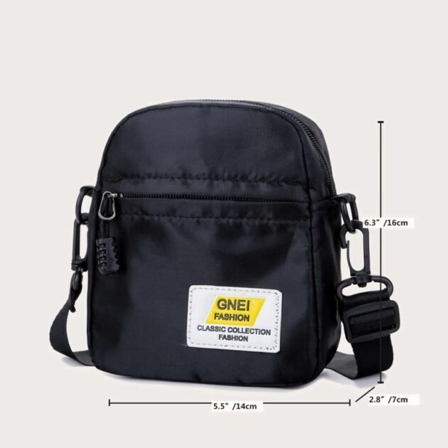 Bolsa de Ombro Shoulder Bag Streetwear Preta