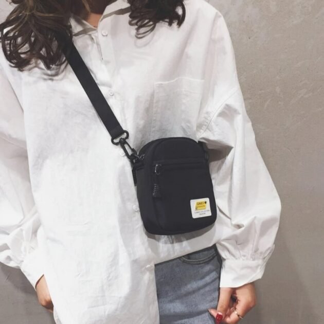 Bolsa de Ombro Shoulder Bag Streetwear Preta