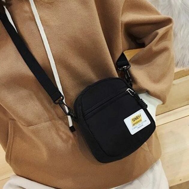Bolsa de Ombro Shoulder Bag Streetwear Preta