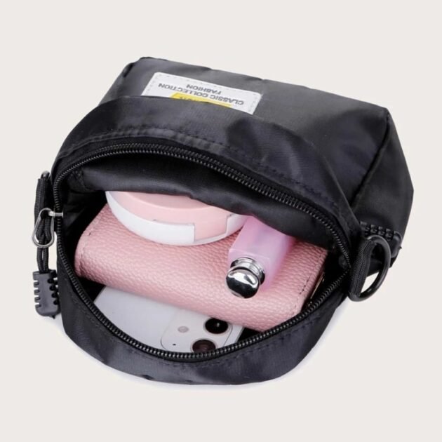 Bolsa de Ombro Shoulder Bag Streetwear Preta