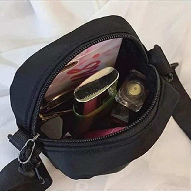 Bolsa de Ombro Shoulder Bag Streetwear Preta