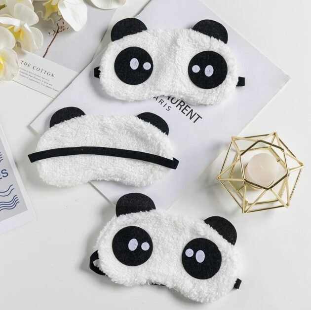 Máscara de Dormir Panda de Pelúcia