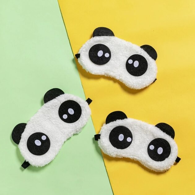 Máscara de Dormir Panda de Pelúcia
