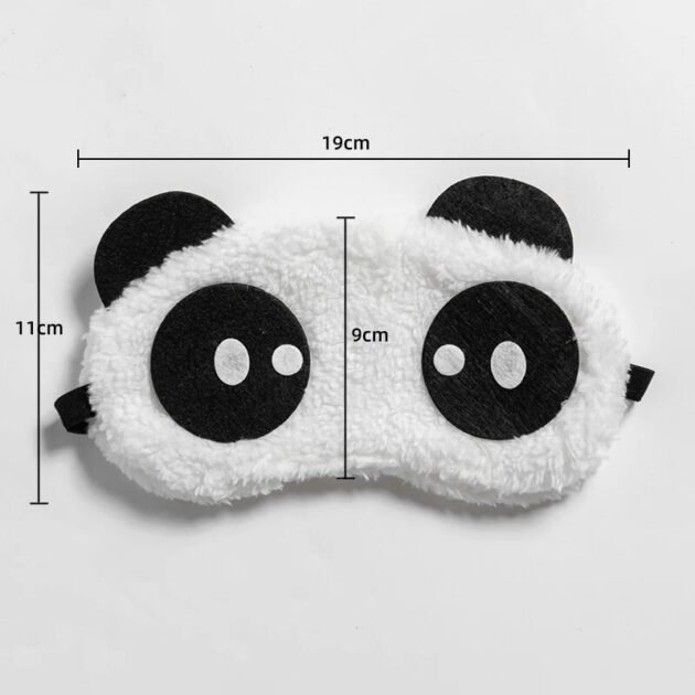 Máscara de Dormir Panda de Pelúcia