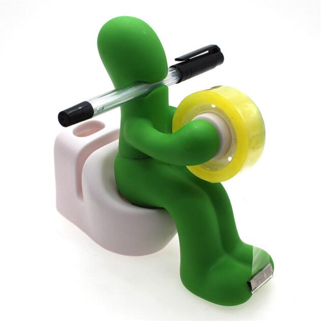 Suporte Escritório Fita Adesiva Caneta Post-it e Clips The Butt