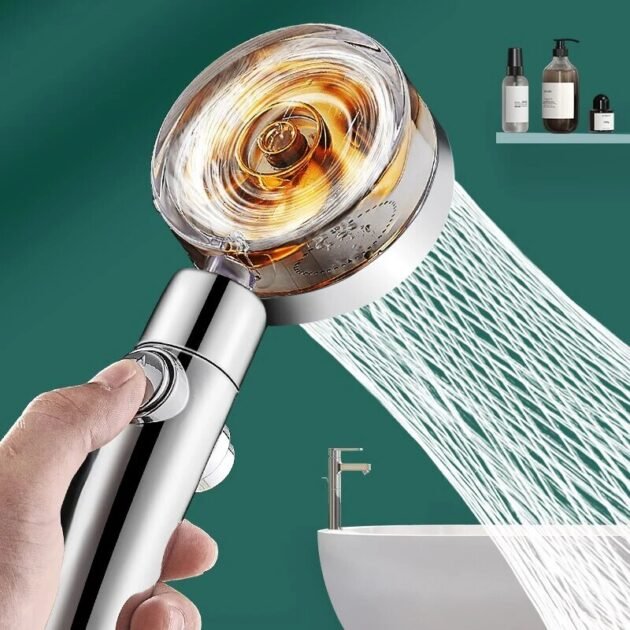 Chuveiro Ducha Pressurizada 360º Multifuncional Alta Pressão Super Flow
