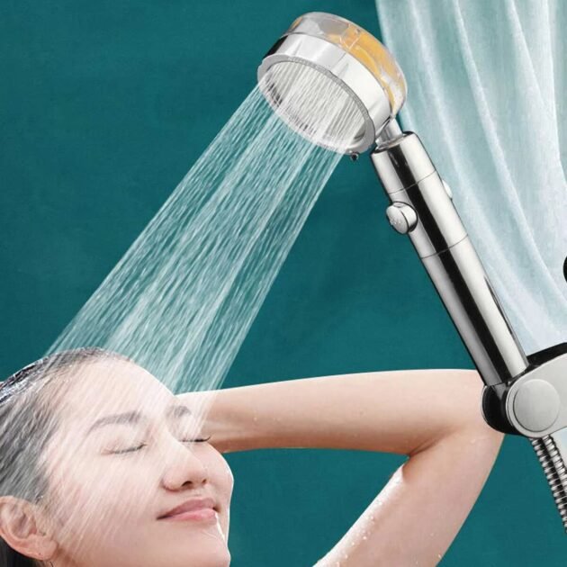 Chuveiro Ducha Pressurizada 360º Multifuncional Alta Pressão Super Flow
