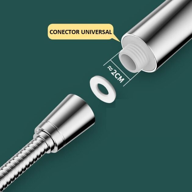 Chuveiro Ducha Pressurizada 360º Multifuncional Alta Pressão Super Flow