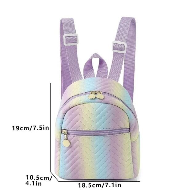 Mini Mochila Tie Dye Arco Iris