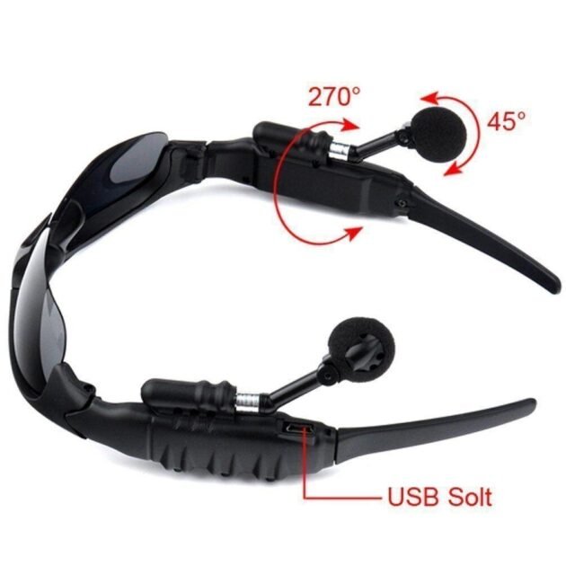 Óculos com Fone de Ouvido Bluetooth Sem Fio
