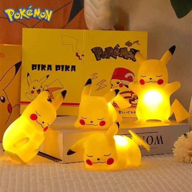 Luminária Pokémon Pikachu LED