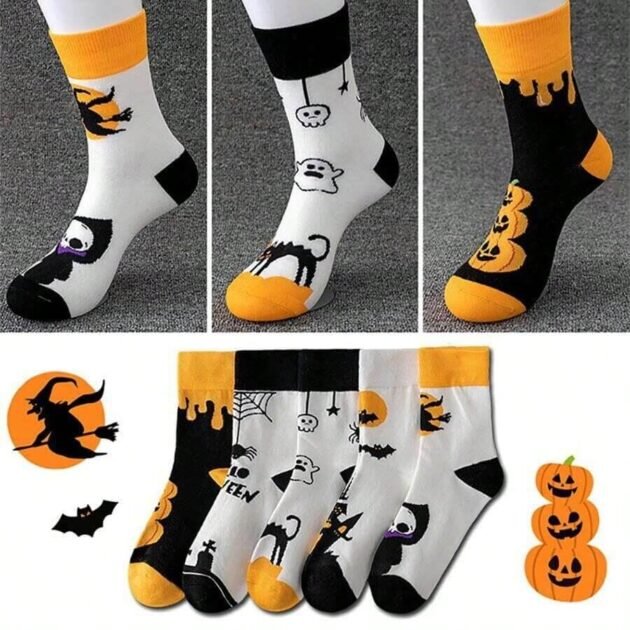 Meias Halloween Dia das Bruxas