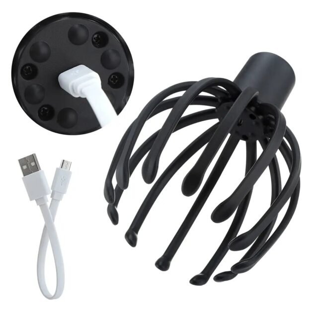 Massageador de Cabeça Automático Antiestresse Portátil