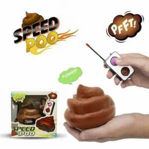 Coco de Controle Remoto Que Anda Solta Pum Carro Divertido Speed Poo