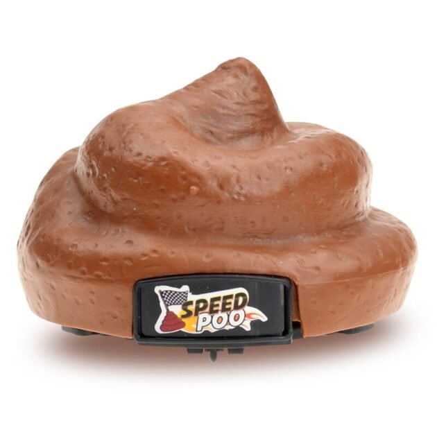Coco de Controle Remoto Que Anda Solta Pum Carro Divertido Speed Poo - Imagem 5