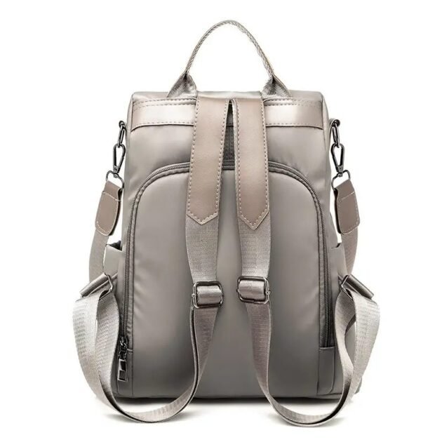 Mochila Bolsa Feminina Anti-Roubo Transversal Estilosa de Alta Capacidade para Viagem e Dia a Dia com Zíper Oculto
