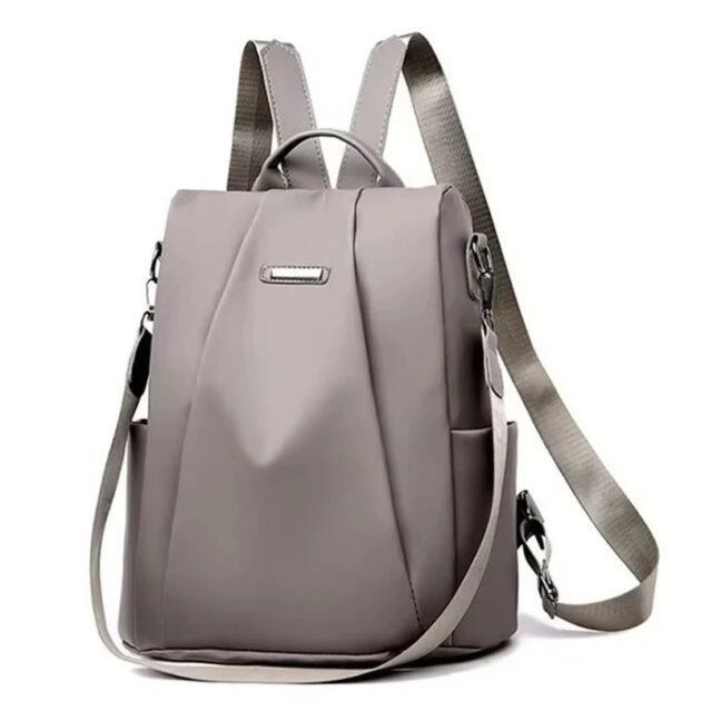Mochila Bolsa Feminina Anti-Roubo Transversal Estilosa de Alta Capacidade para Viagem e Dia a Dia com Zíper Oculto