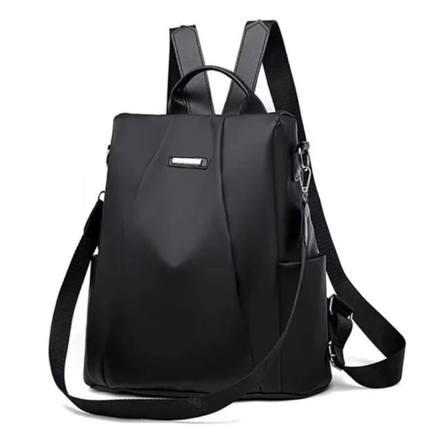 Mochila Bolsa Feminina Anti-Roubo Transversal Estilosa de Alta Capacidade para Viagem e Dia a Dia com Zíper Oculto